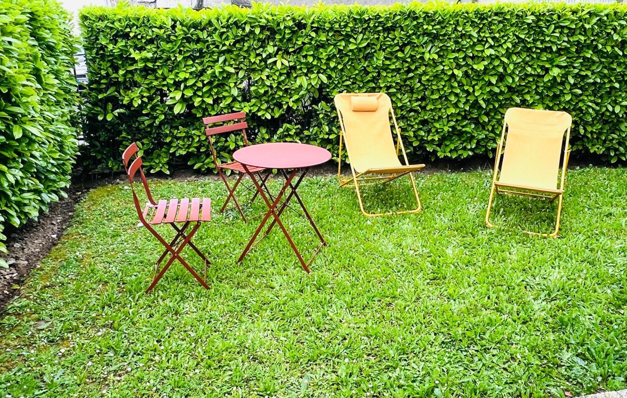 Appartement Standing Avec Jardin, 4 Personnes, Strategiquement Situe Mantes-la-Jolie Buitenkant foto