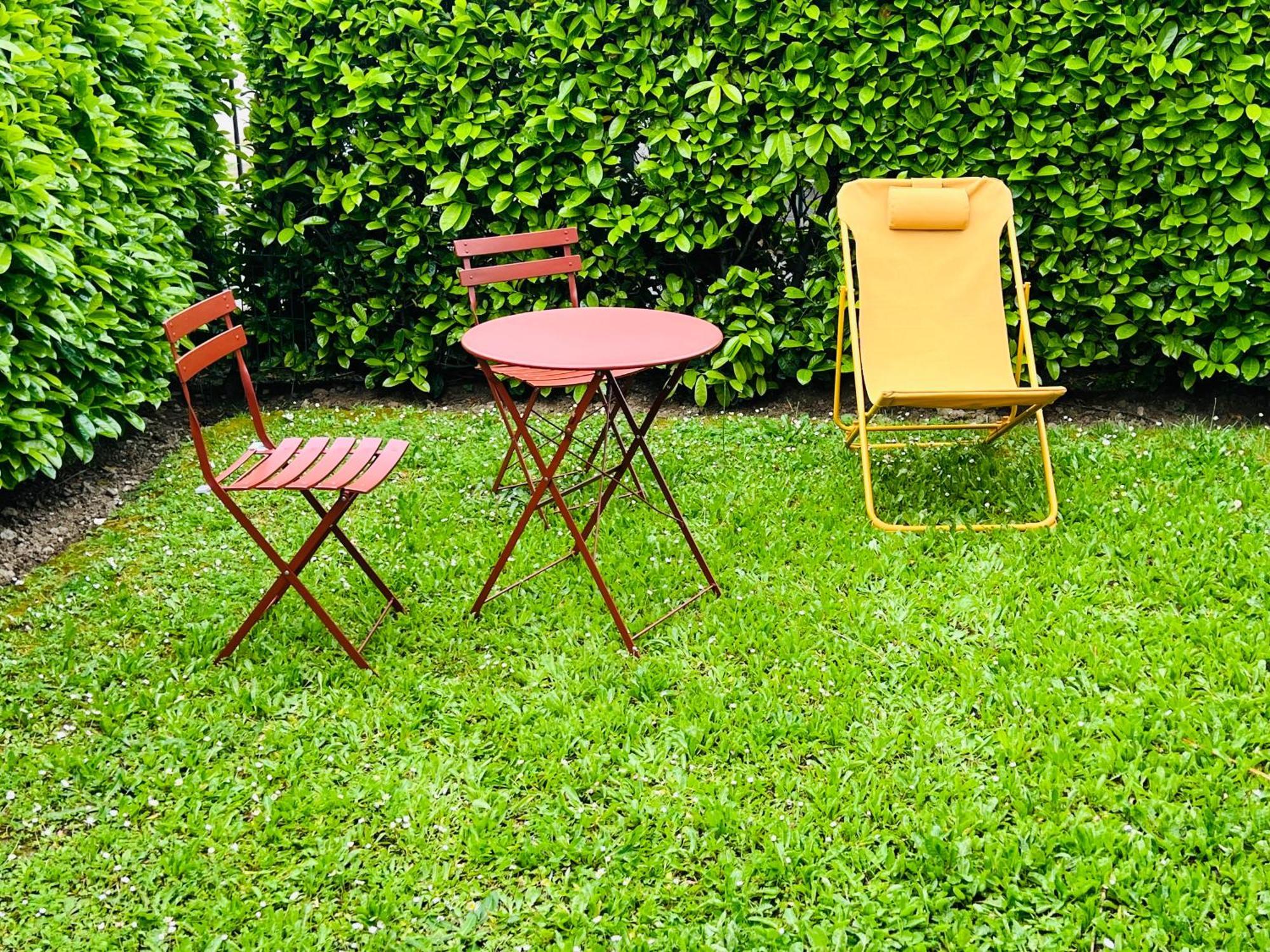 Appartement Standing Avec Jardin, 4 Personnes, Strategiquement Situe Mantes-la-Jolie Buitenkant foto